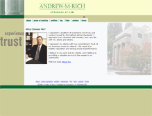 Tablet Screenshot of andrewrich.com